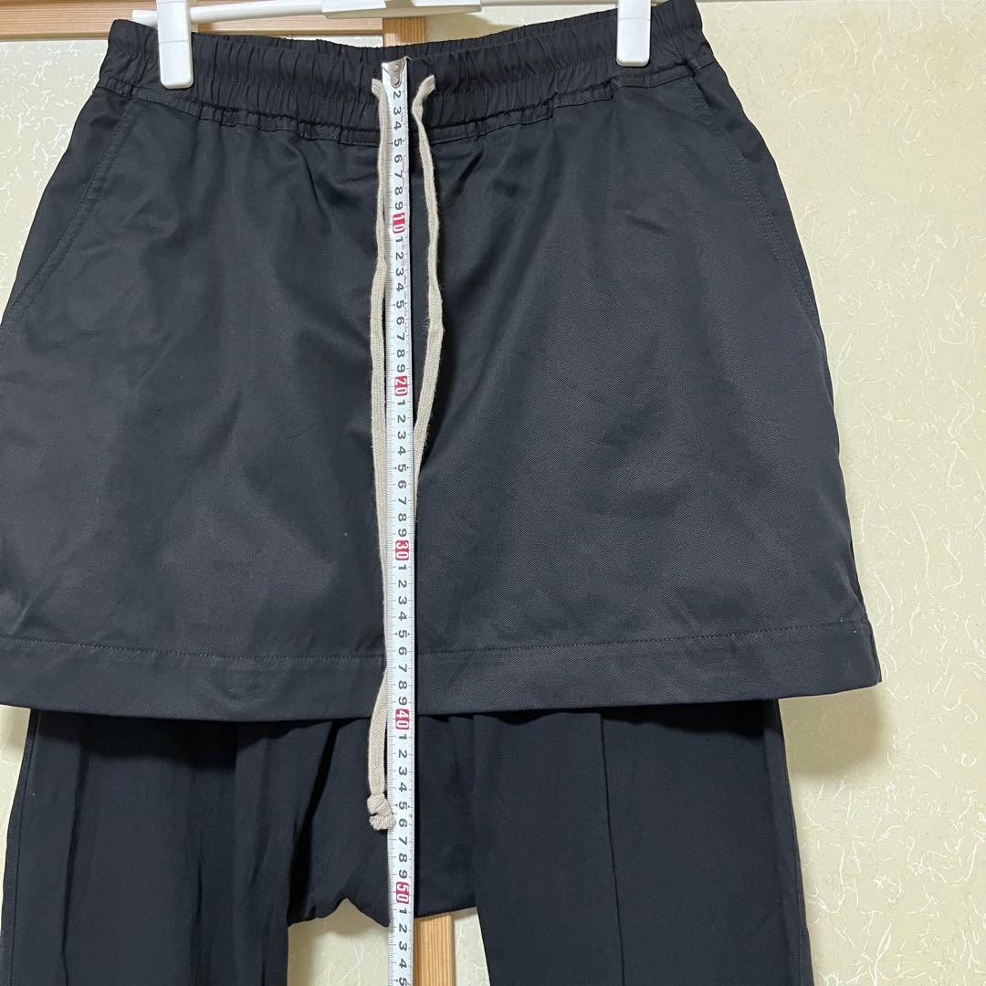 【確実本物】Rick Owens DRKSHDW スカートレイヤードパンツ