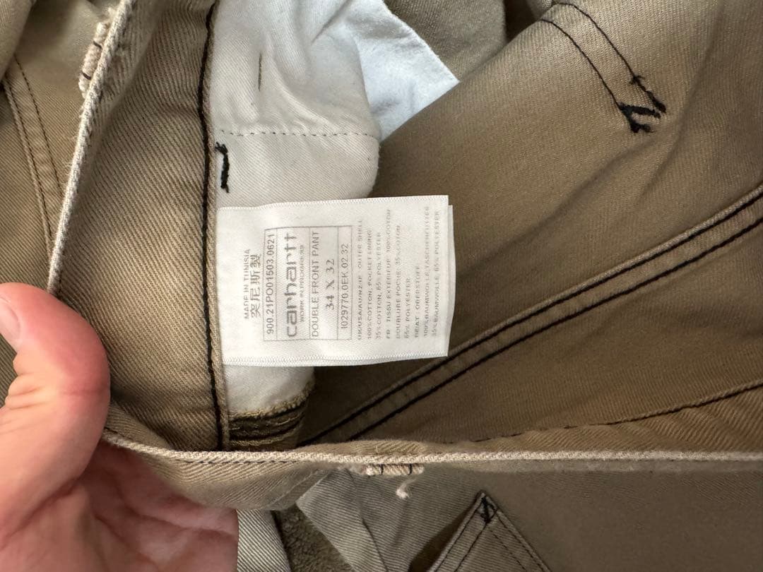 Carhartt ベージュ ジャケット・パンツセット　セットアップ