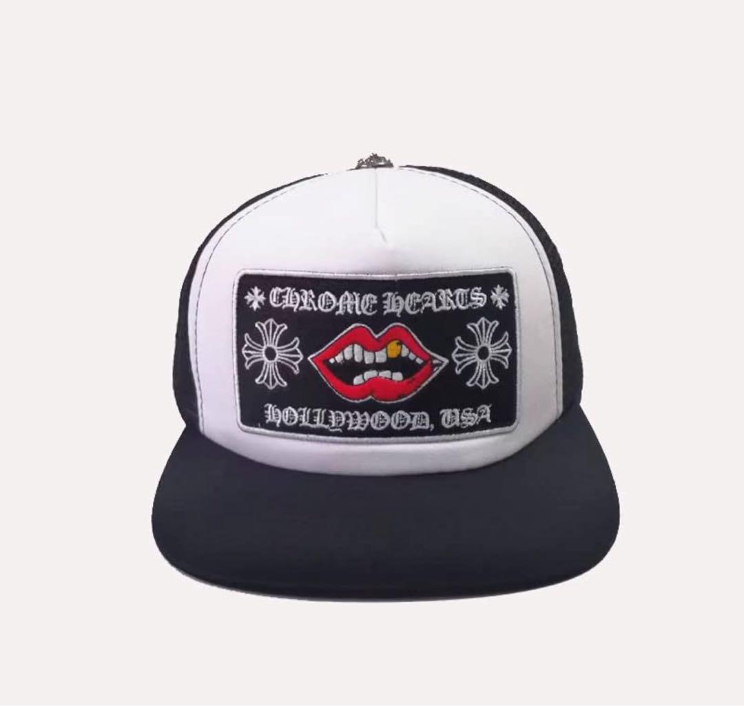 Chrome Hearts トラッカーキャップ ベージュ/ブラック