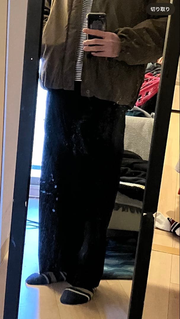 新品 steven alan ウール イン ツープリーツ ドレス　ワイド　パンツ