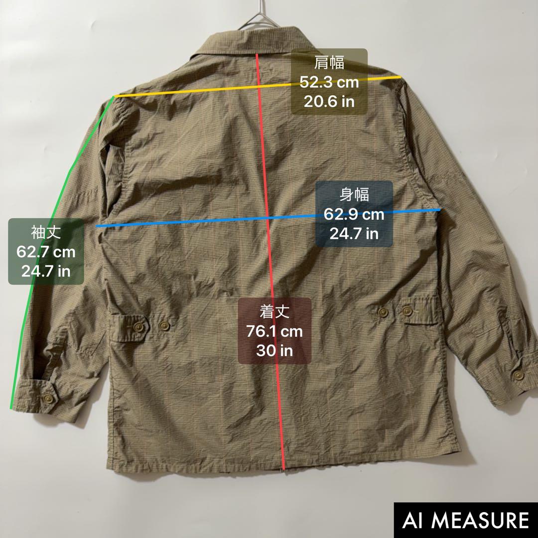 USA製✨️エンジニアードガーメンツ BDUジャケット チンスト チェック M
