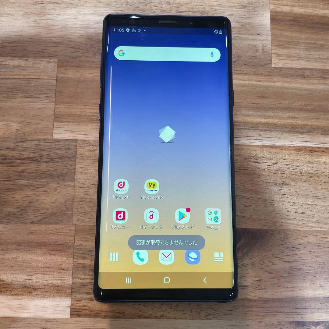 K14 Galaxy Note9 docomo SIMロック解除済み
