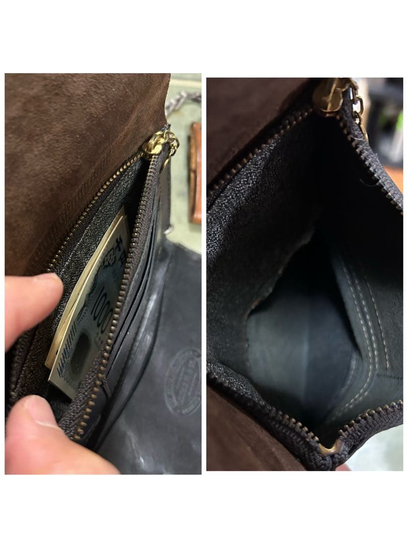 RRL ダブルアールエル 切替レザー チェーンウォレット