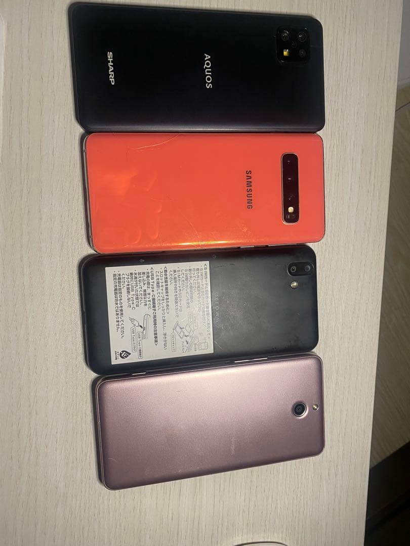 ご*く様 スマホまとめ売りSHARP、Galaxy、A21s、Xperia ジャ