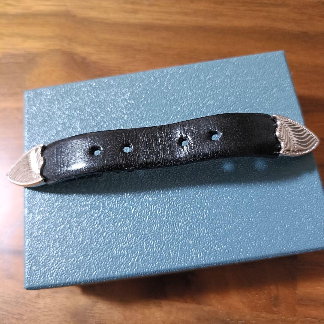 TOGA DOUBLE BUCKLE BANGLE ブラック