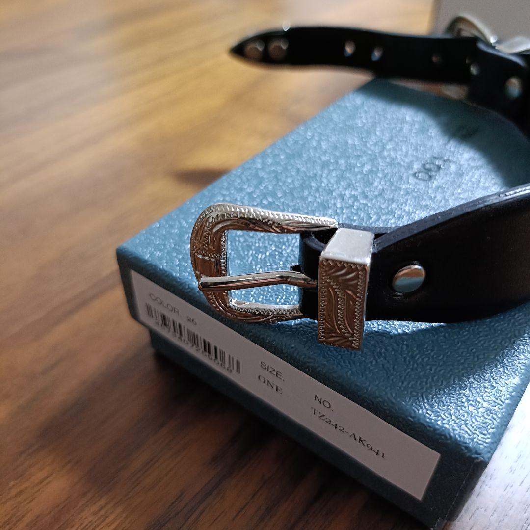 TOGA DOUBLE BUCKLE BANGLE ブラック