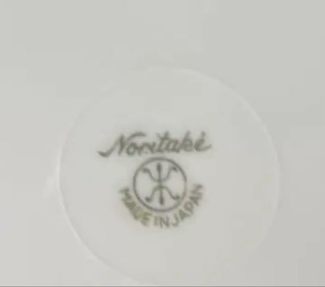 オールドノリタケ マルキ印　金盛り　風景花鳥文皿 里帰り　アンティーク