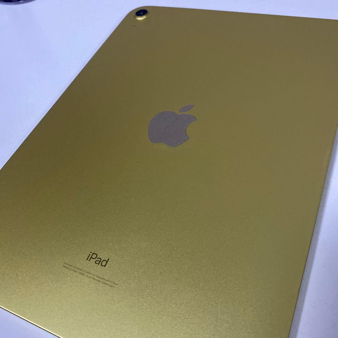 iPad 10 本体 イエロー 64GB WiFiモデル ケース付