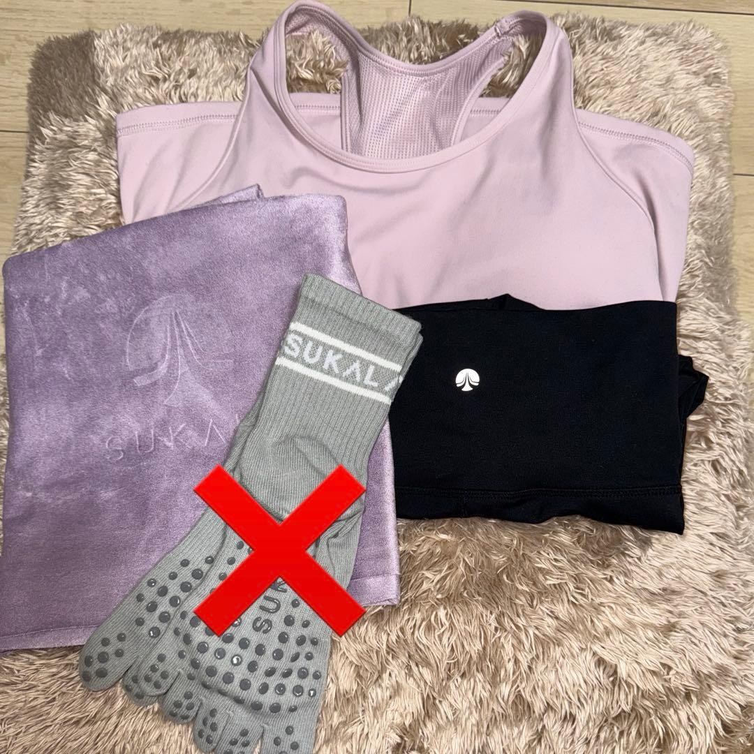 SUKALA LAVA タンクトップ、レギンス、ラグ3点セット