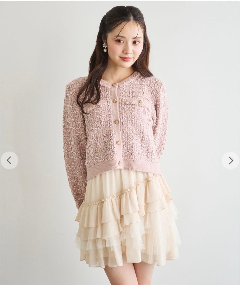 ティアードミニキャミワンピース