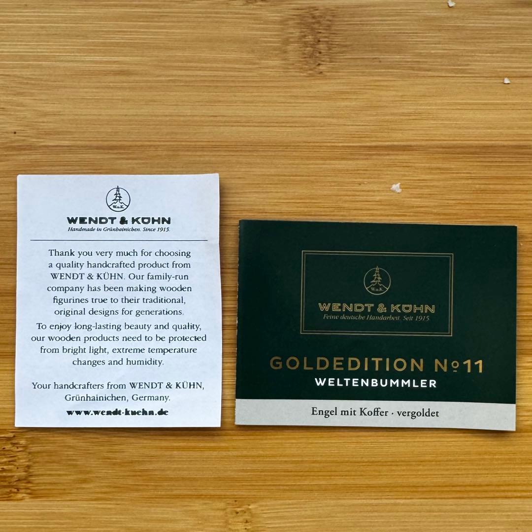 【新品&美品】Wendt & Kuhn ヴェントアンドキューン木製人形