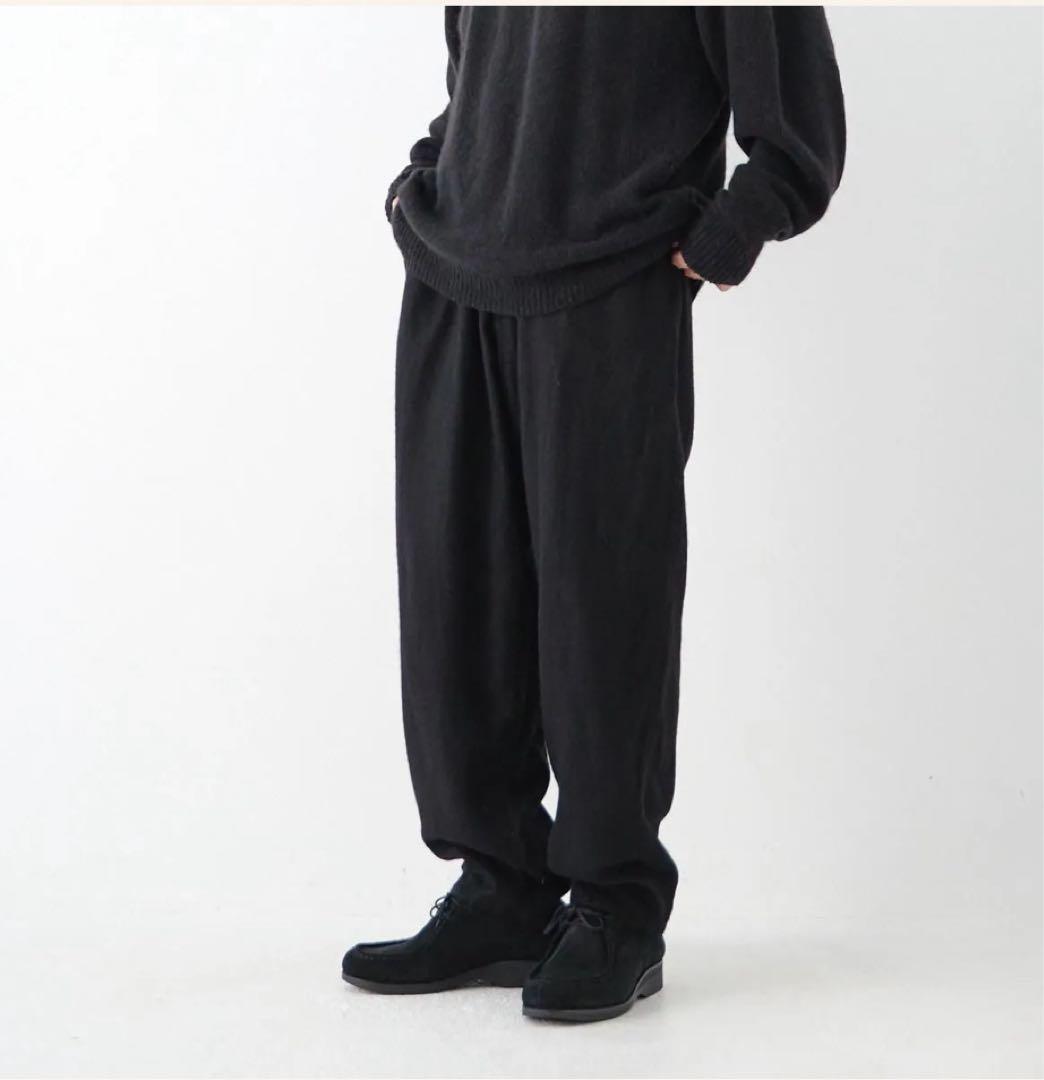 25AW COMOLI カシミヤシルクテーパードパンツ サイズ3 コモリ