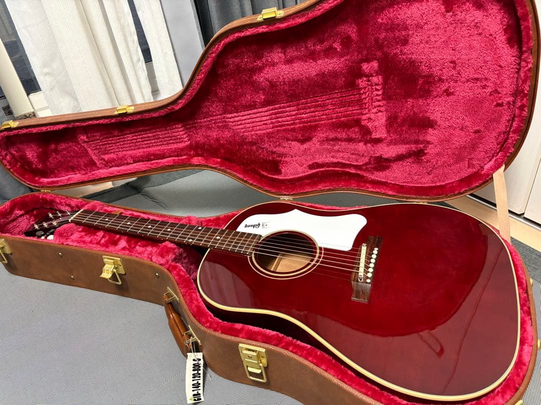 Gibson J-45 Original AJ Wine Red エレアコ改造