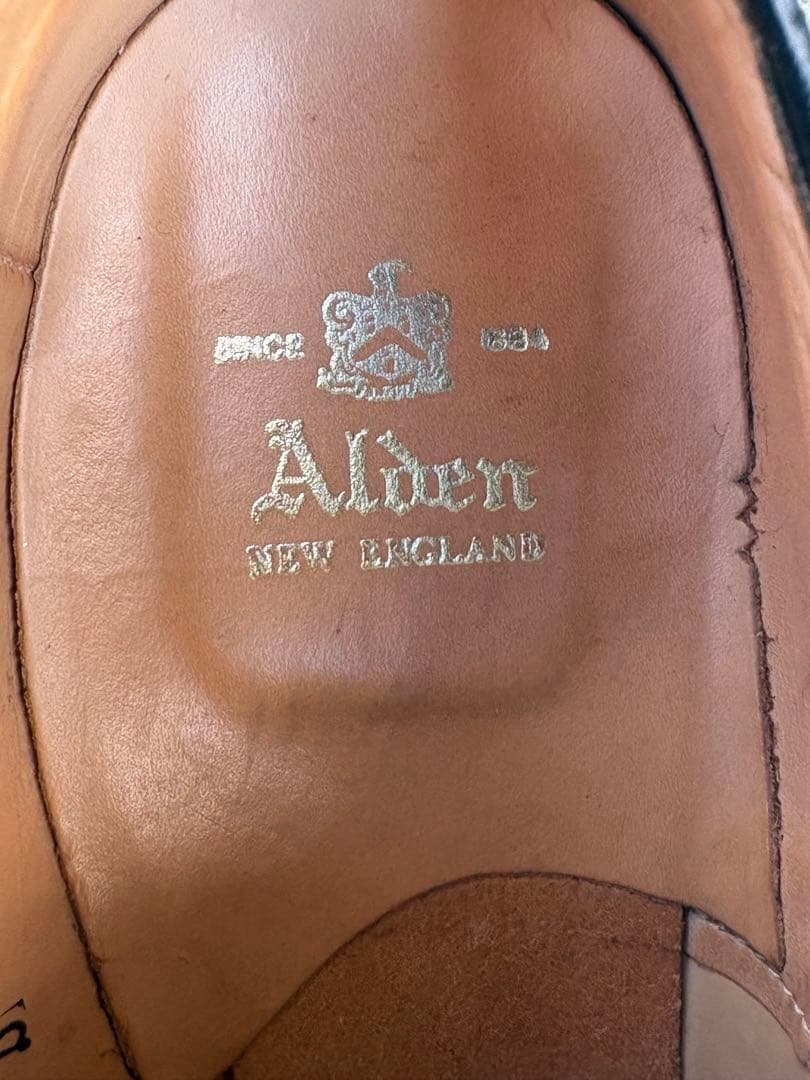 ALDEN オールデン　Vチップ　コードバン　54331 ブラック　US 8D