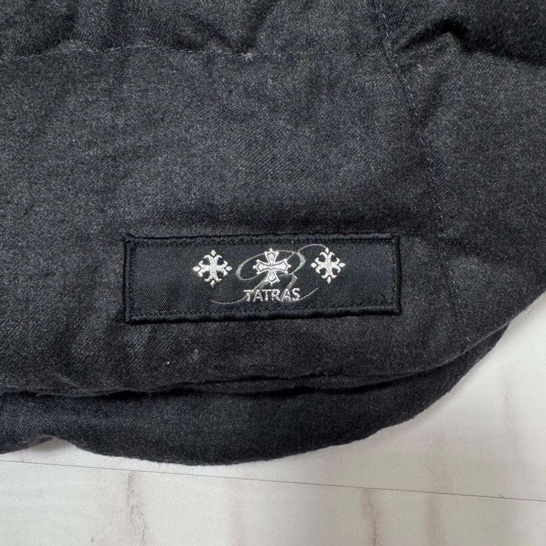 美品✨Lサイズ TATRAS 高級Rライン LEONARDO ダウンベストグレー