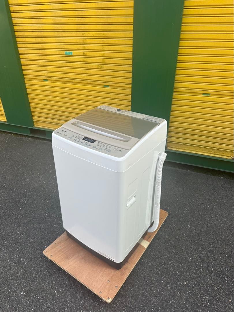 【極美品】2024年式　ハイセンス　7.5キロ