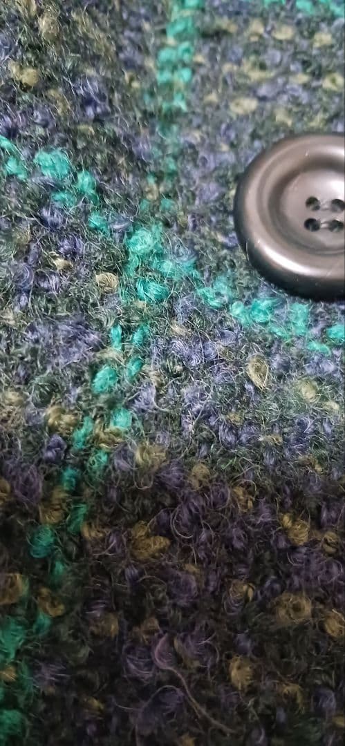 美品 レリアン コート 9 11 13 13+ 高級イタリア製生地 チェック柄