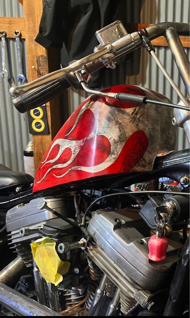 ハーレー エイジング塗装 新品スポタン2.4ガロン