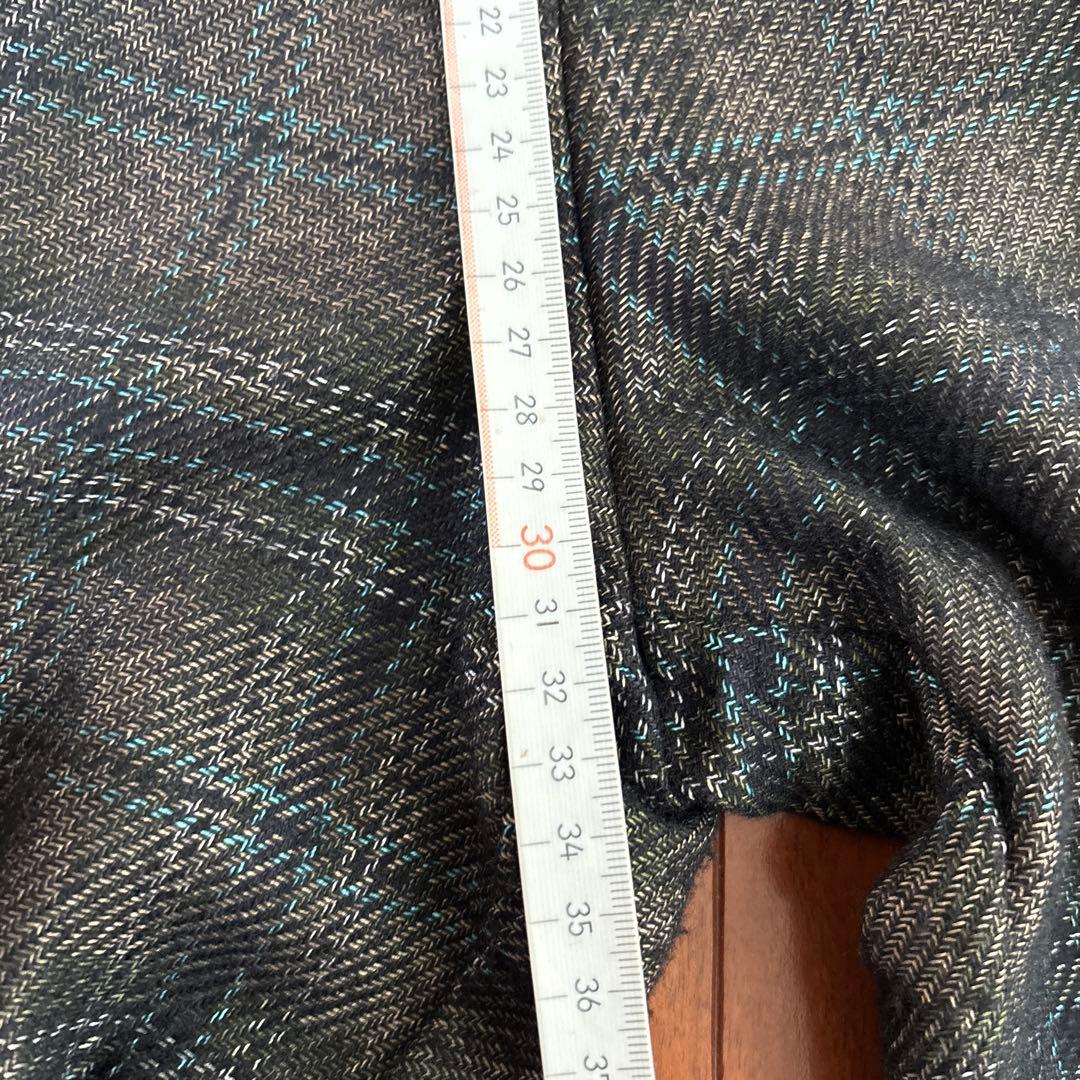 マルジェラ　チェック柄 ゴムウエスト パンツ38サイズ