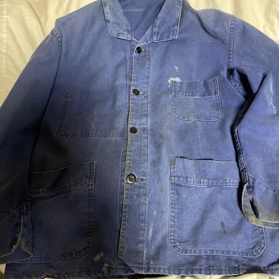 ユーロ　カバーオール　ワークジャケット