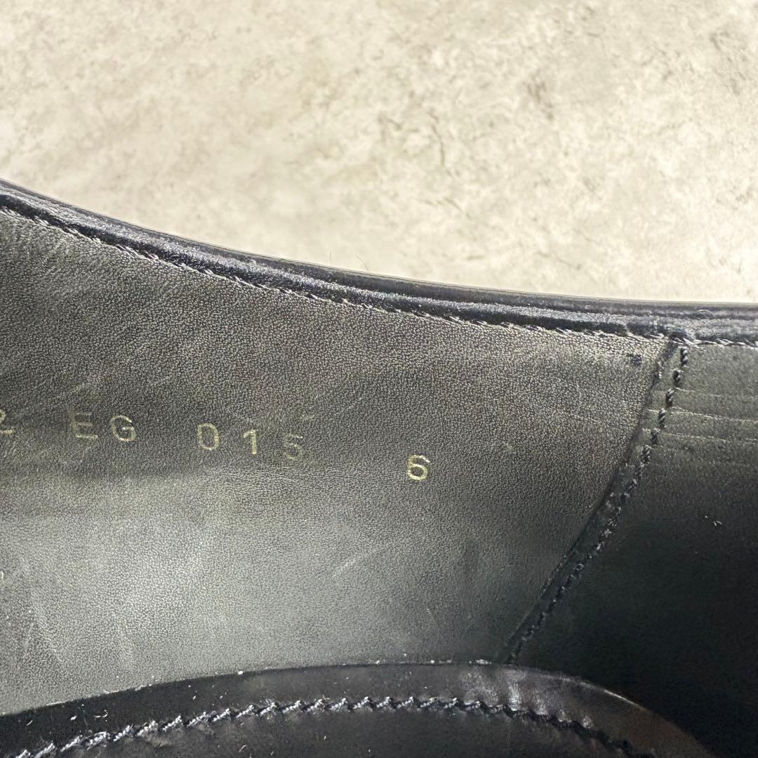 プラダ　PRADA プラットフォーム　厚底　レザー　6 ウイングチップ　ブラック