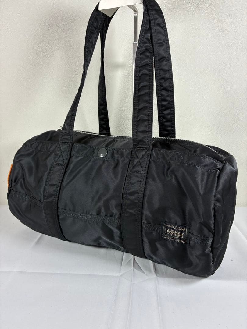[未使用級] porter　タンカー ドラムバッグ　ミニボストン　L