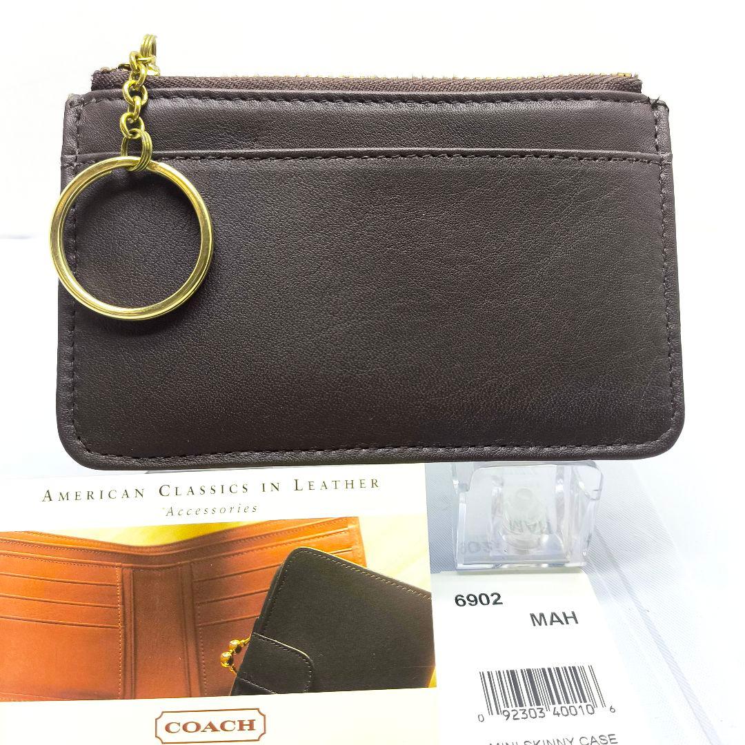 ほぼ未使用 コーチ ケース 小銭入れ オールドコーチ ブティックライン