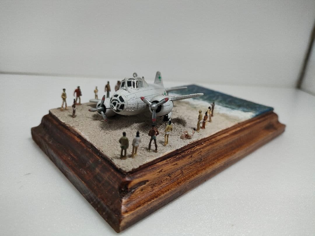 一式陸上攻撃機　緑十字機　ジオラマ