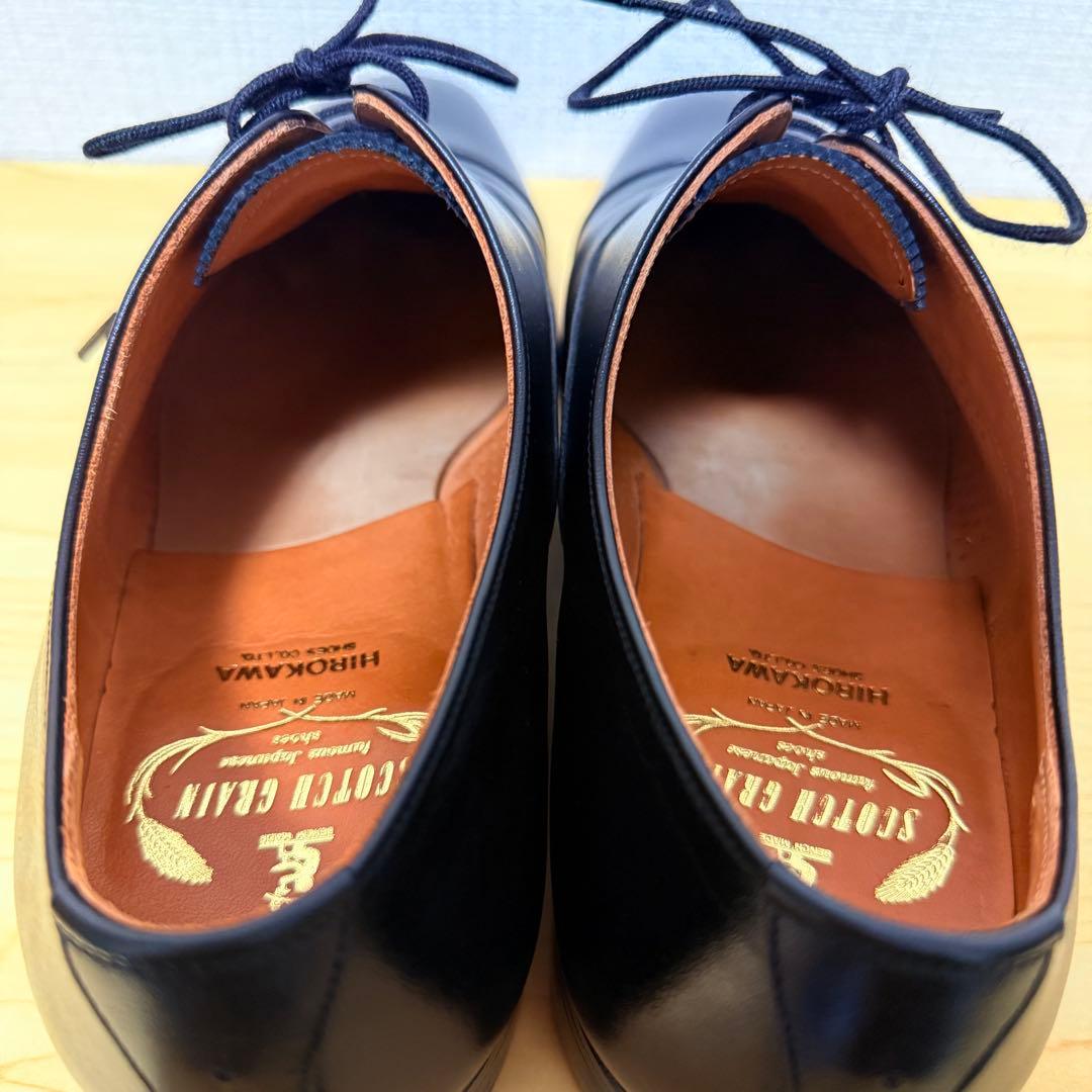 【美品】SCOTCH GRAIN ストレートチップ 内羽根 3526 25cm