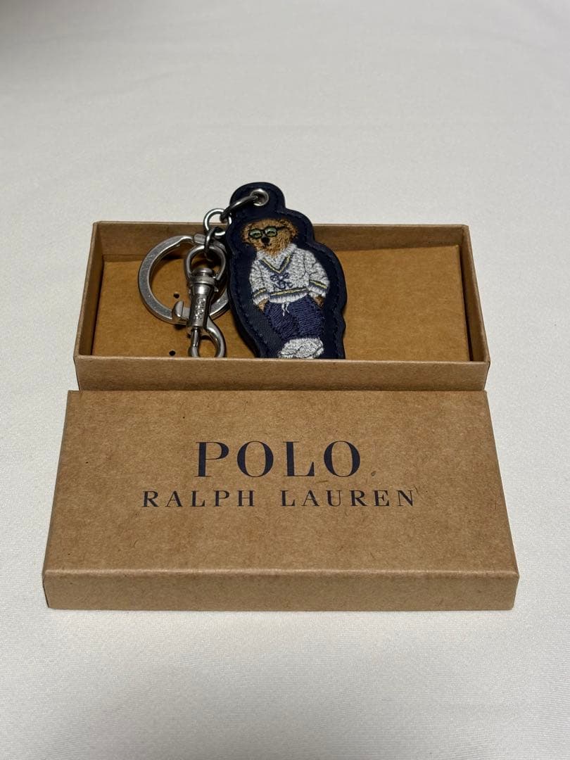 POLO RALPH LAUREN ポロベア キーリング レザー