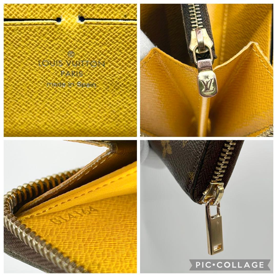 【極美品】ルイヴィトン　ダミエ　ポルトフォイユ・クレマンス　ラウンドファスナー