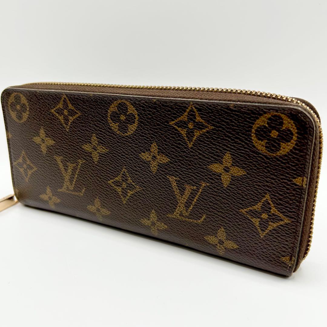 【極美品】ルイヴィトン　ダミエ　ポルトフォイユ・クレマンス　ラウンドファスナー