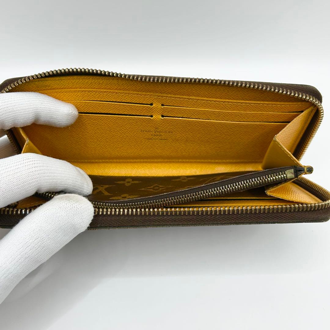 【極美品】ルイヴィトン　ダミエ　ポルトフォイユ・クレマンス　ラウンドファスナー