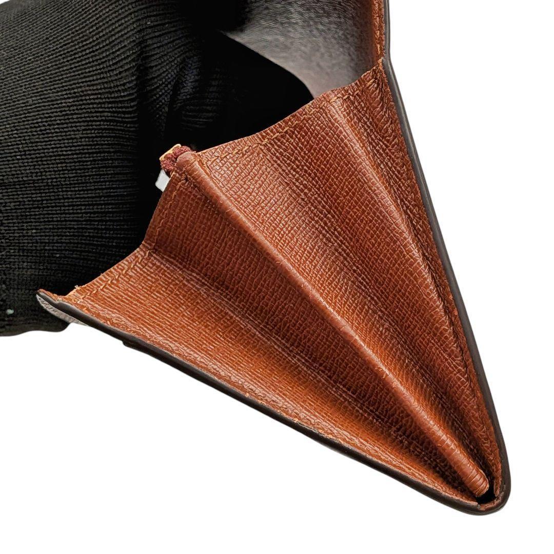 【美品】ルイヴィトン ポシェット ポルトモネ クレディ モノグラム 長財布