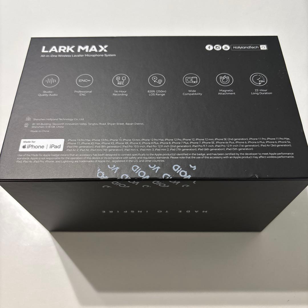 HOLLYLAND LARK MAX DUO ペンダント ワイヤレスマイク