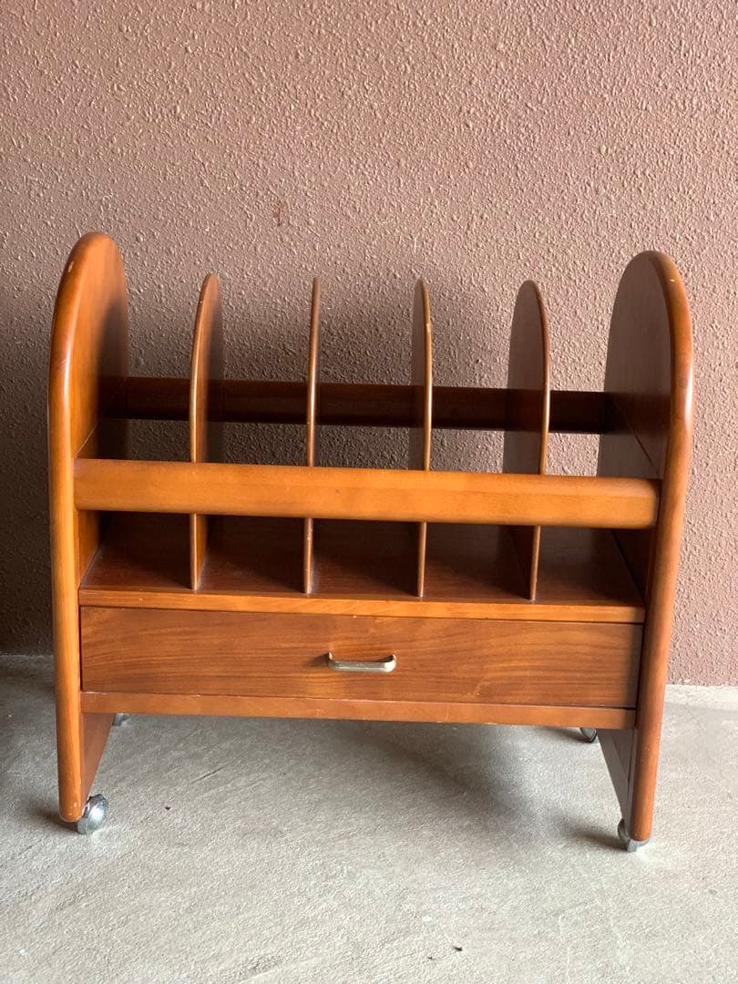 オールドカリモク マガジンラック karimoku ヴィンテージ レトロ