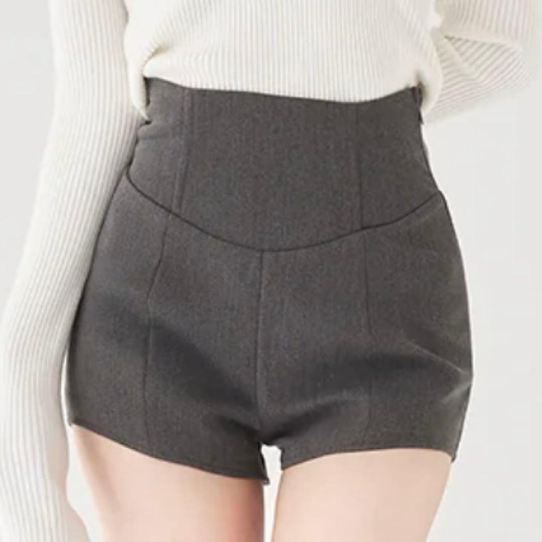 Darich ダーリッチ　美シルエットショートパンツ　GRY グレー　FREE