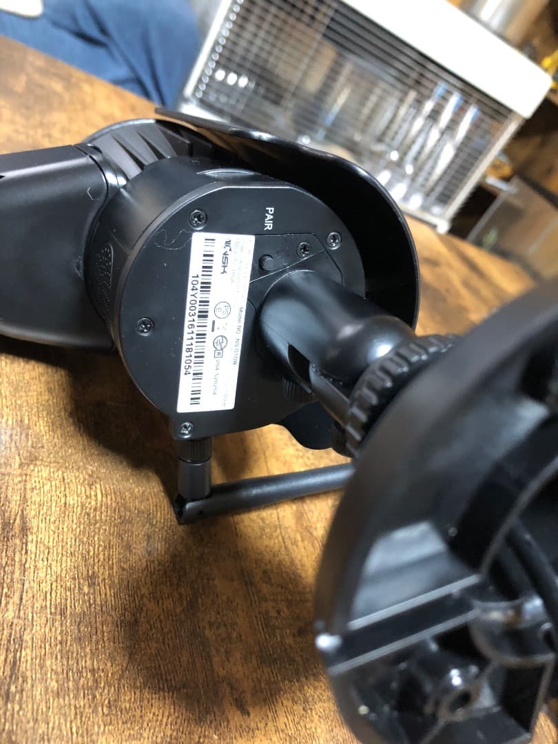 NSK NS-101W モニター&センサーライト機能付カメラセット