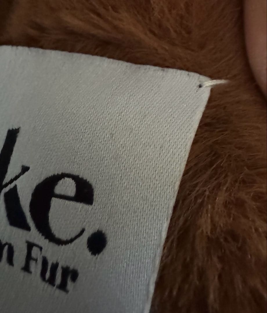 JAKKE ジャッキー フェイクファーコート ブラウン　36