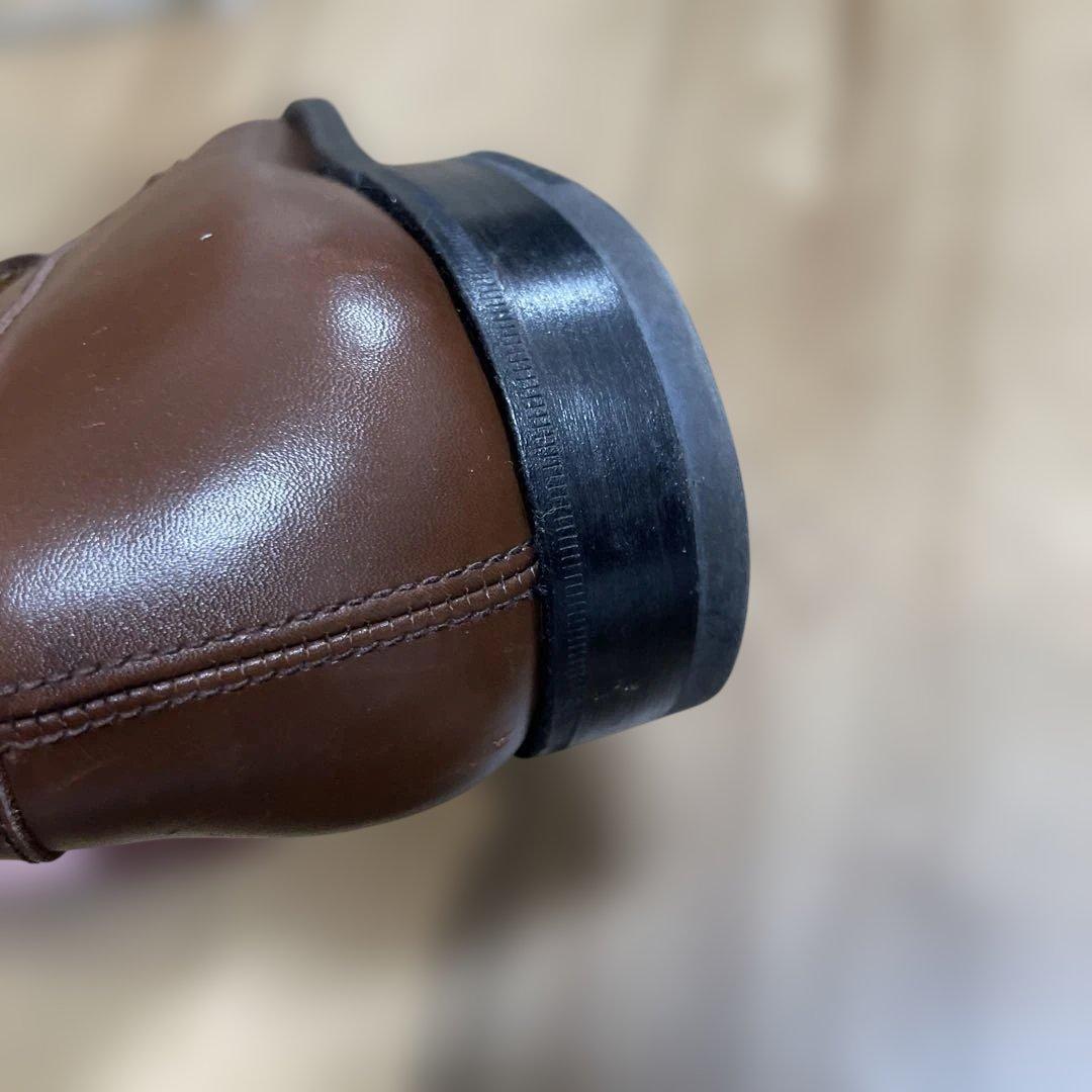 【美品】 J.M.WESTON 25.5 ブラウンレザー ローファー