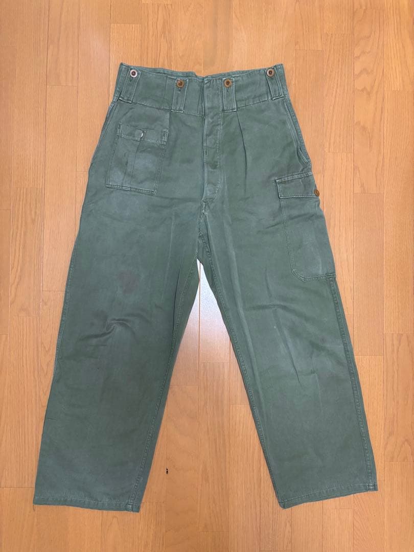 50s ベルギー軍　フィールドパンツ(実物)