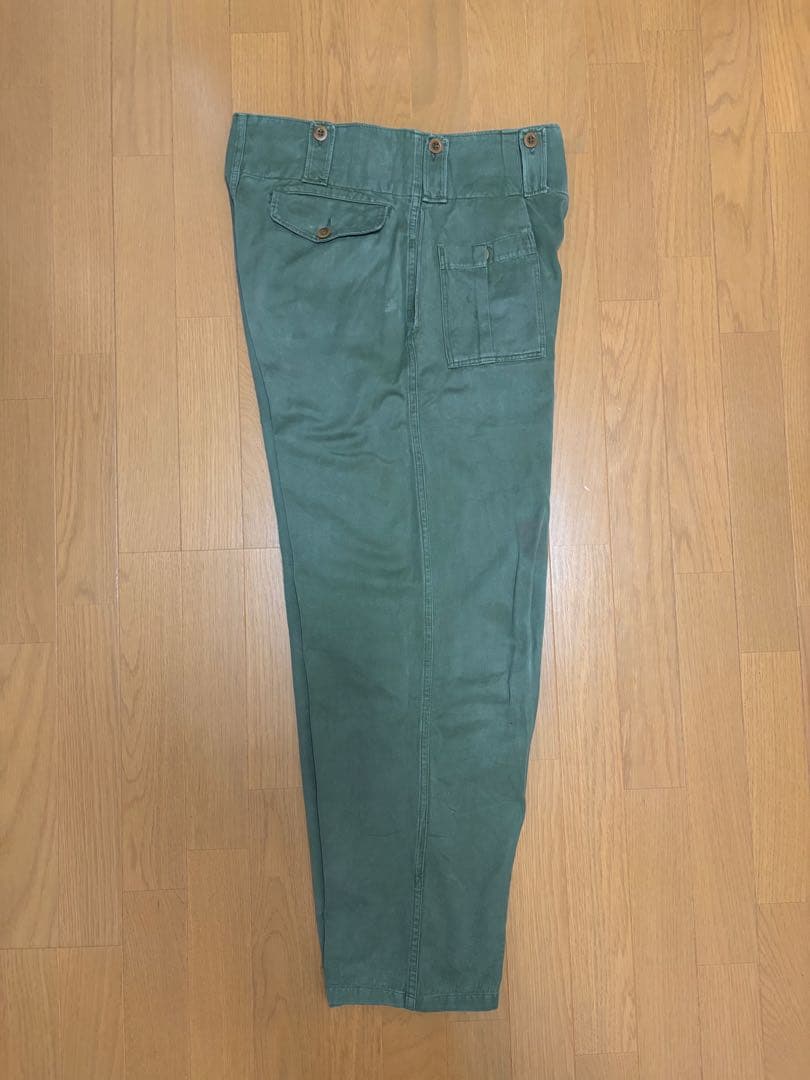 50s ベルギー軍　フィールドパンツ(実物)