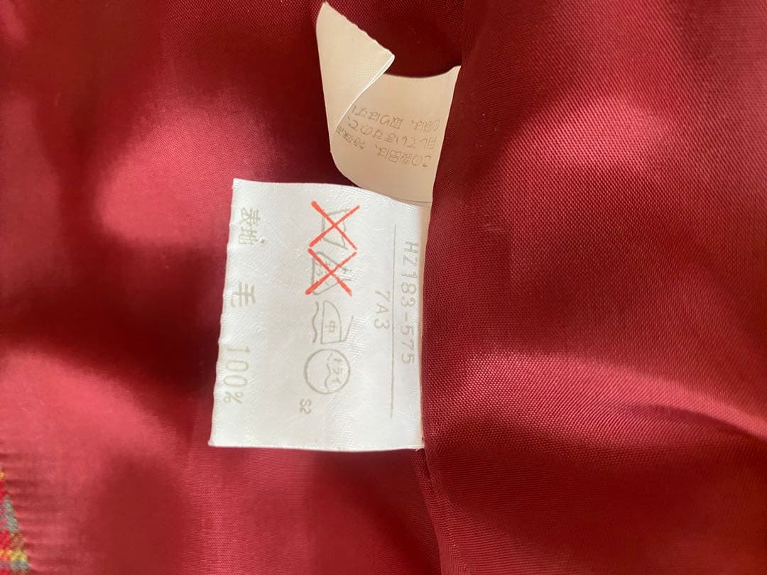 Yves Saint Laurent チェック柄ジャケット S