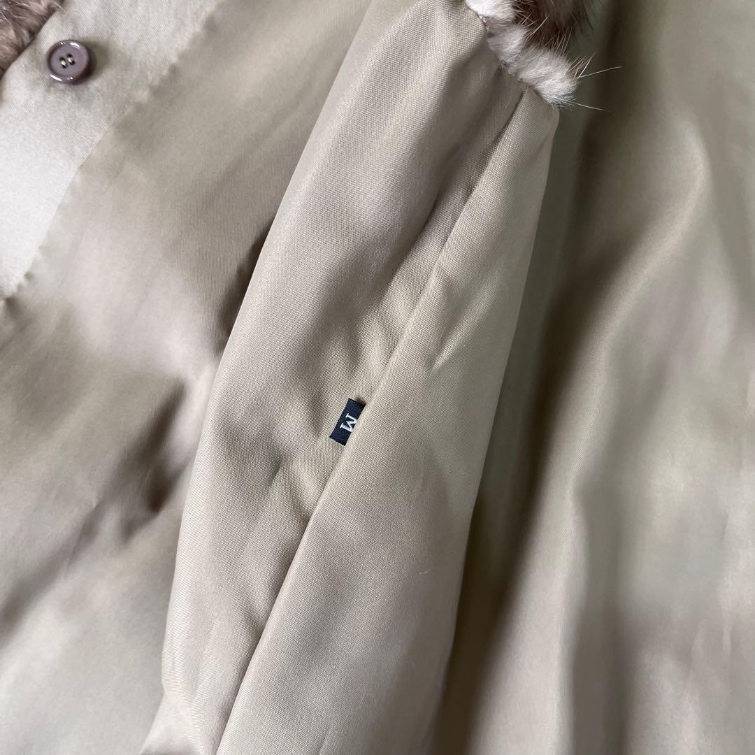 リアルミンク ミンク ファー ジレ ベスト 本毛皮 レイヤード 毛並み良好 軽量