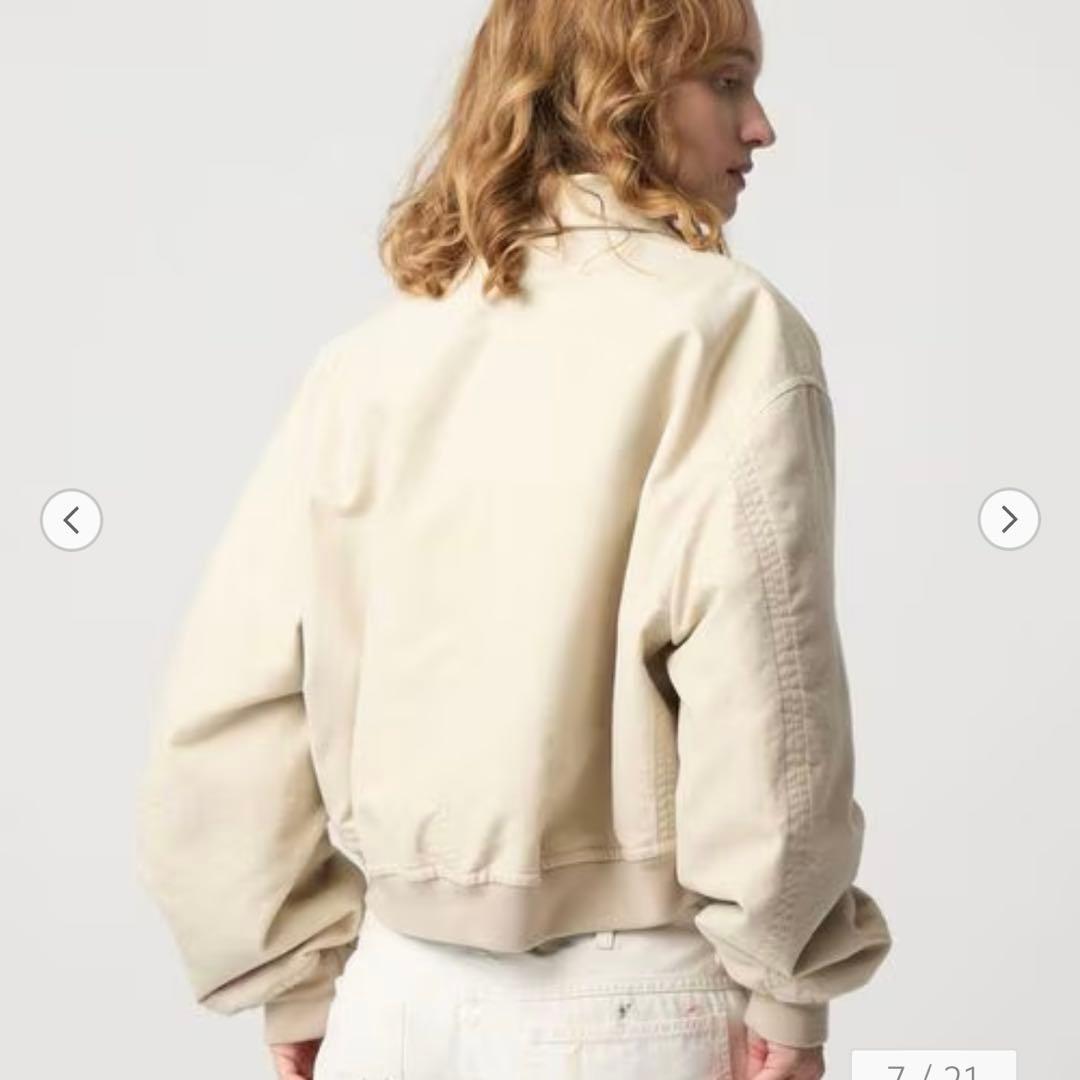 ＜６(ROKU)＞コットンピーチ ブルゾン