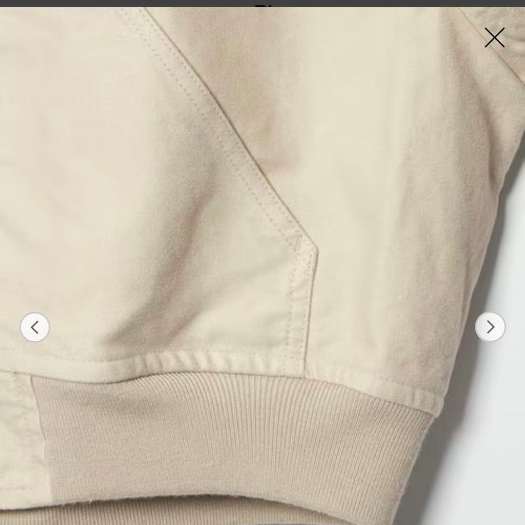 ＜６(ROKU)＞コットンピーチ ブルゾン