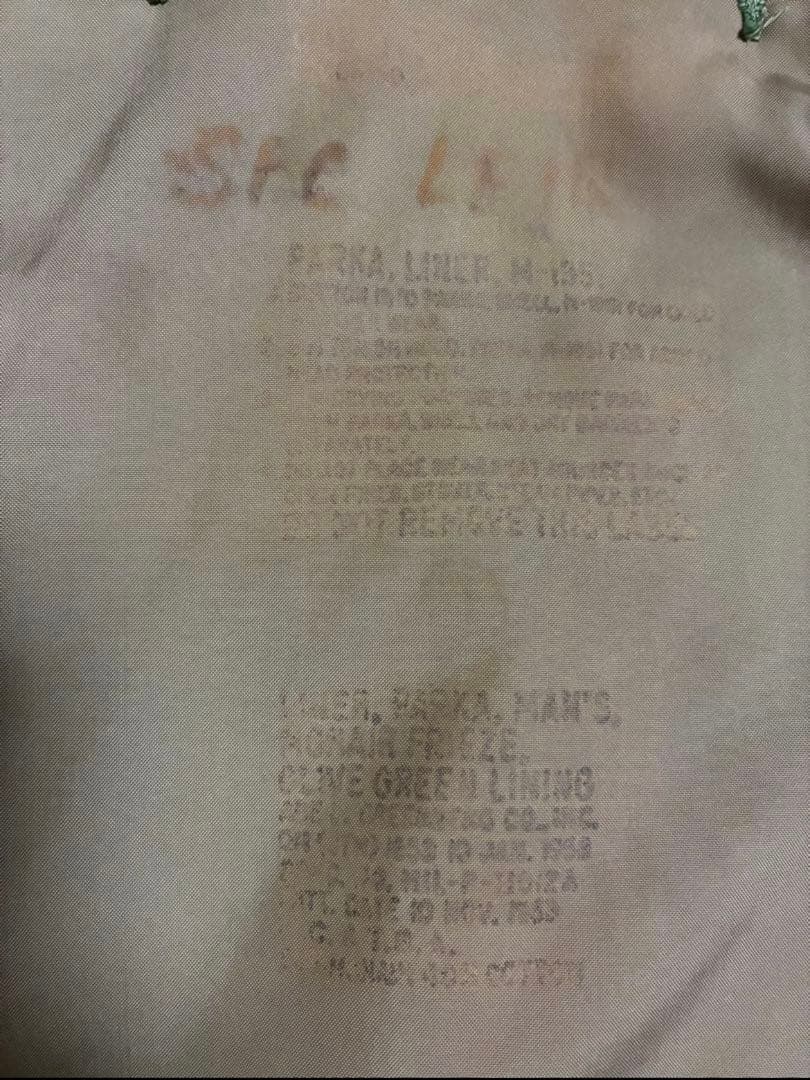 大放出　米軍　60s M-51 モッズコート　フィッシュテールパーカ ライナー