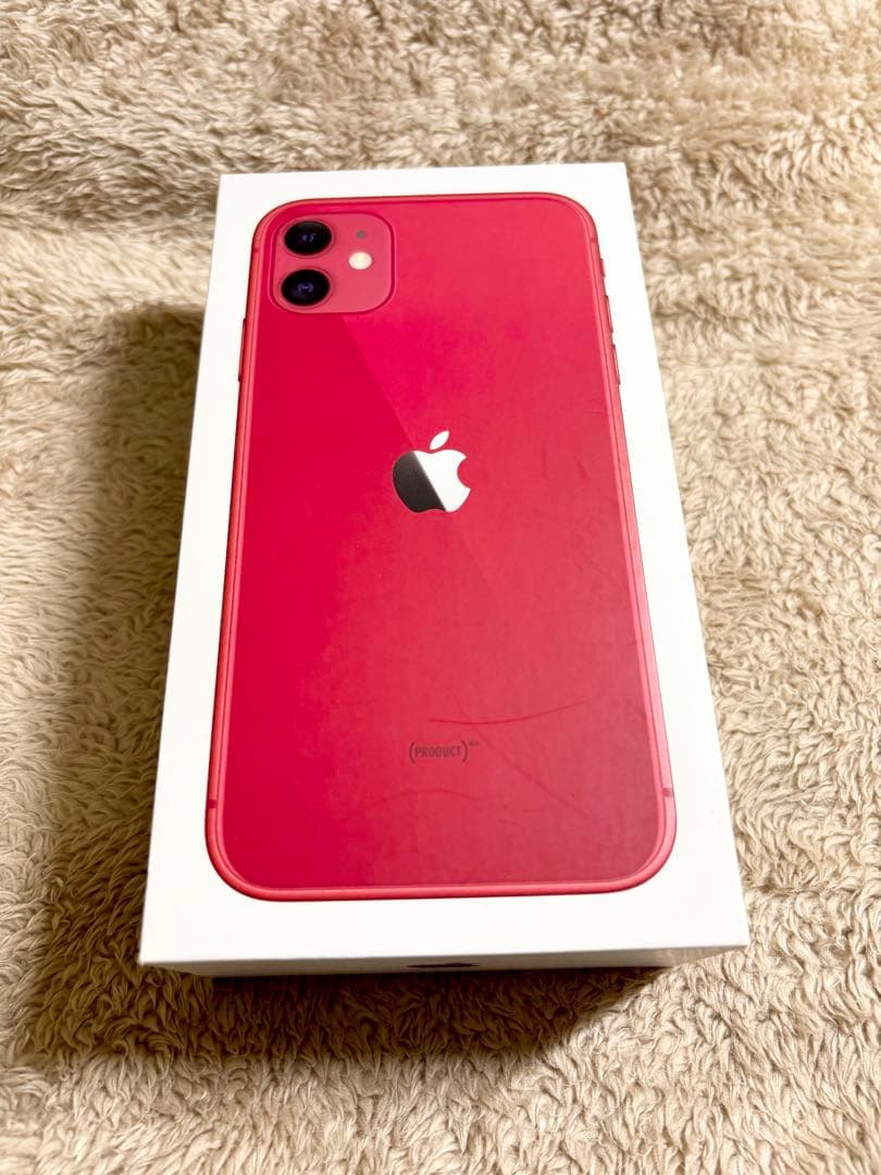 美品❗️iPhone11 レッドカラー　64GB 箱付き発送
