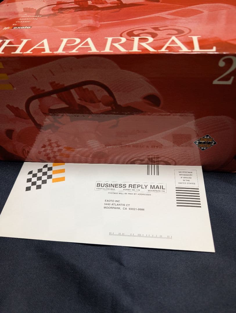 exotoエグゾト製1/18ミニカー ホワイト/バーガンデ