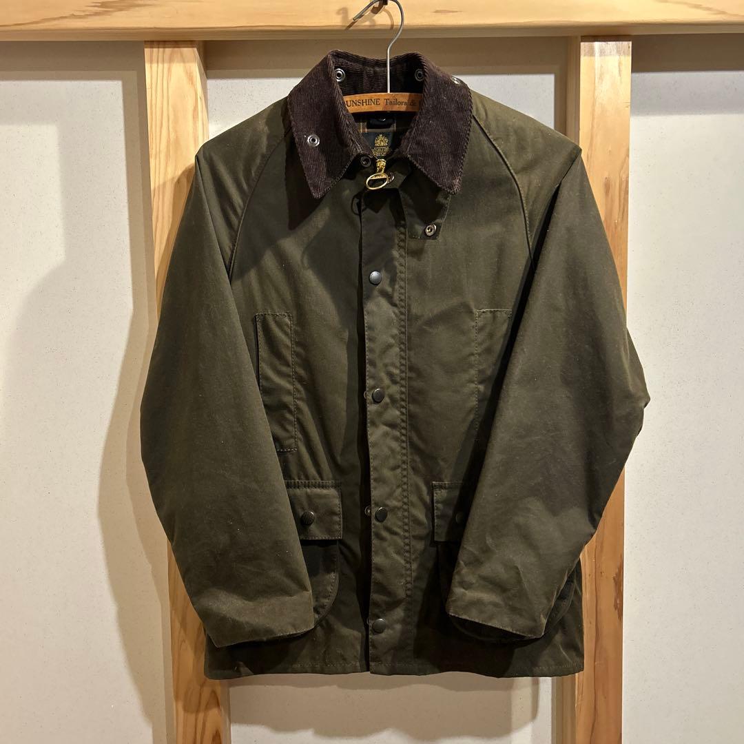 Barbour オリーブ アウター コーデュロイ襟